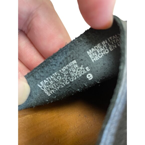 Seychelles Womens Black Leather Studded sandals mules size 9 SKU 8388 - Picture 8 of 12